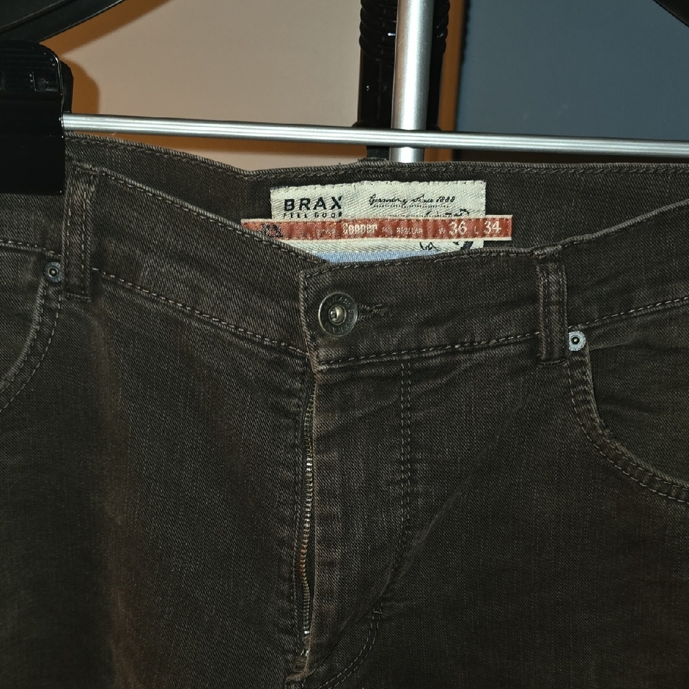 Brax Men's Bootcut Jeans - Dark Brown